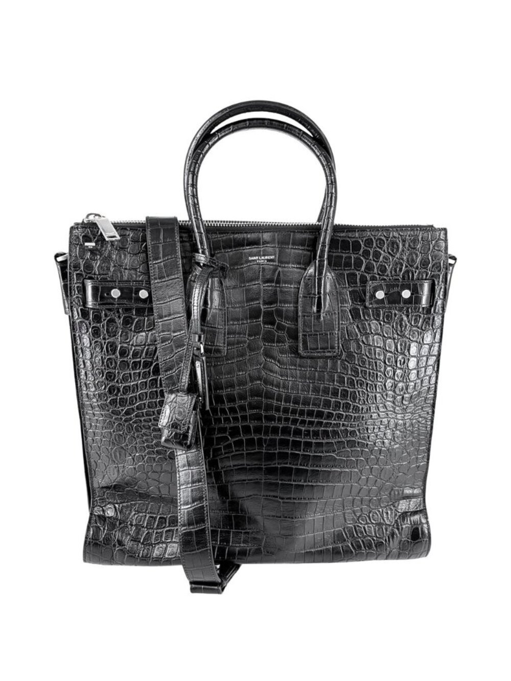 Saint Laurent Paris 2-Way North South Sac de Jour Handle Shoulder Bag Crossbody